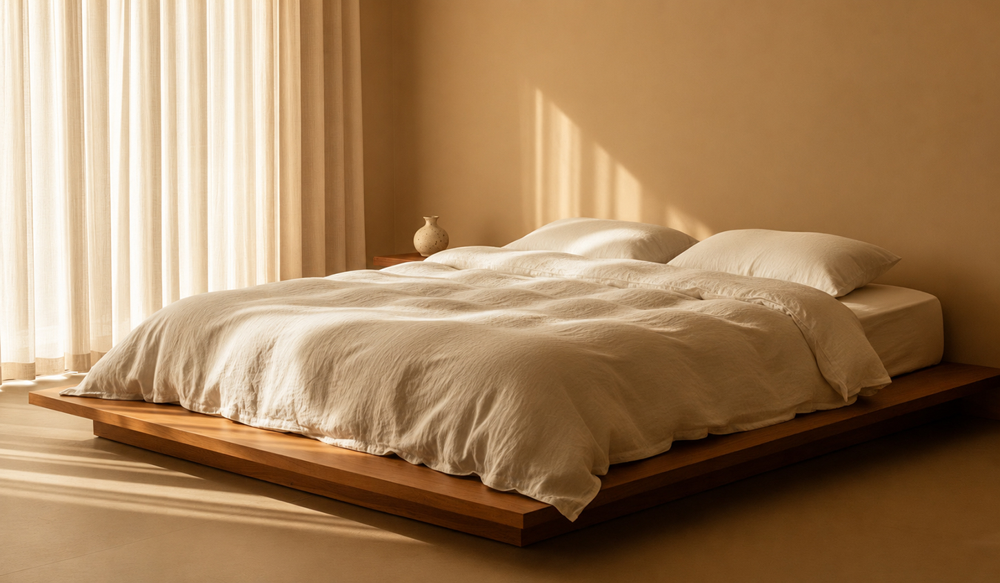 Cotton Routes linen bedroom